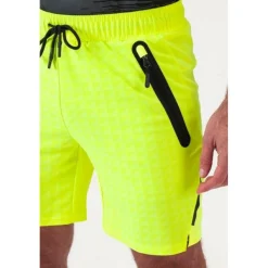 Tenniskleding-Sjeng Sports Yvor tennisshort heren acid yellow