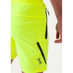 Tenniskleding-Sjeng Sports Yvor tennisshort heren acid yellow