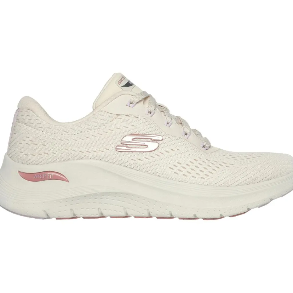 Schoenen-Skechers Arch Fit 2.0 Big League schoenen dames natural mauve lavender