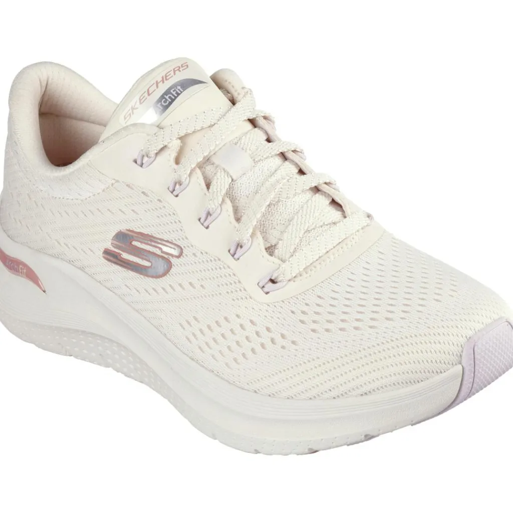 Schoenen-Skechers Arch Fit 2.0 Big League schoenen dames natural mauve lavender