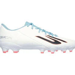 Skechers SKX_2 Academy FG voetbalschoenen heren white turquoise pink< Voetbalschoenen