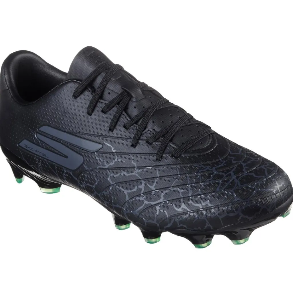 Skechers SKX_1.5 Academy FG voetbalschoenen heren black silver< Voetbalschoenen