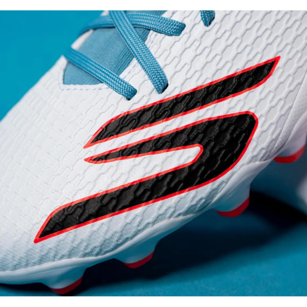 Voetbalschoenen-Skechers SKX_2 High MG voetbalschoenen junior white turquoise pink