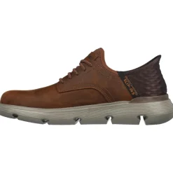 Schoenen-Skechers Slip-ins: Garza - Gervin schoenen heren chocolate dark brown