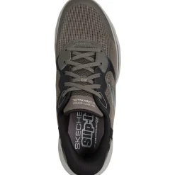 Schoenen-Skechers Slip-ins: GO WALK Glide - Step 2.0 - Zac schoenen heren dark taupe