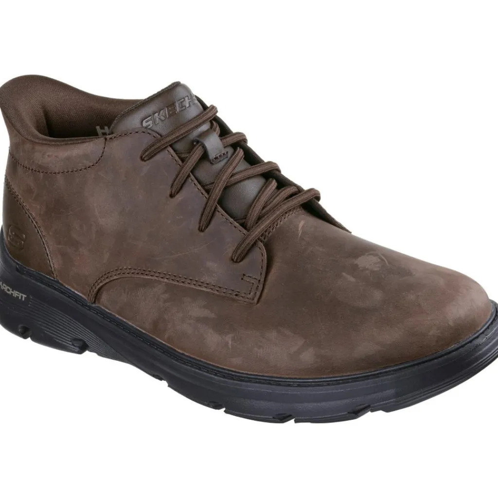 Skechers Slip-ins Relaxed Fit: Arch Fit Garza - Riley schoenen heren cacao< Schoenen
