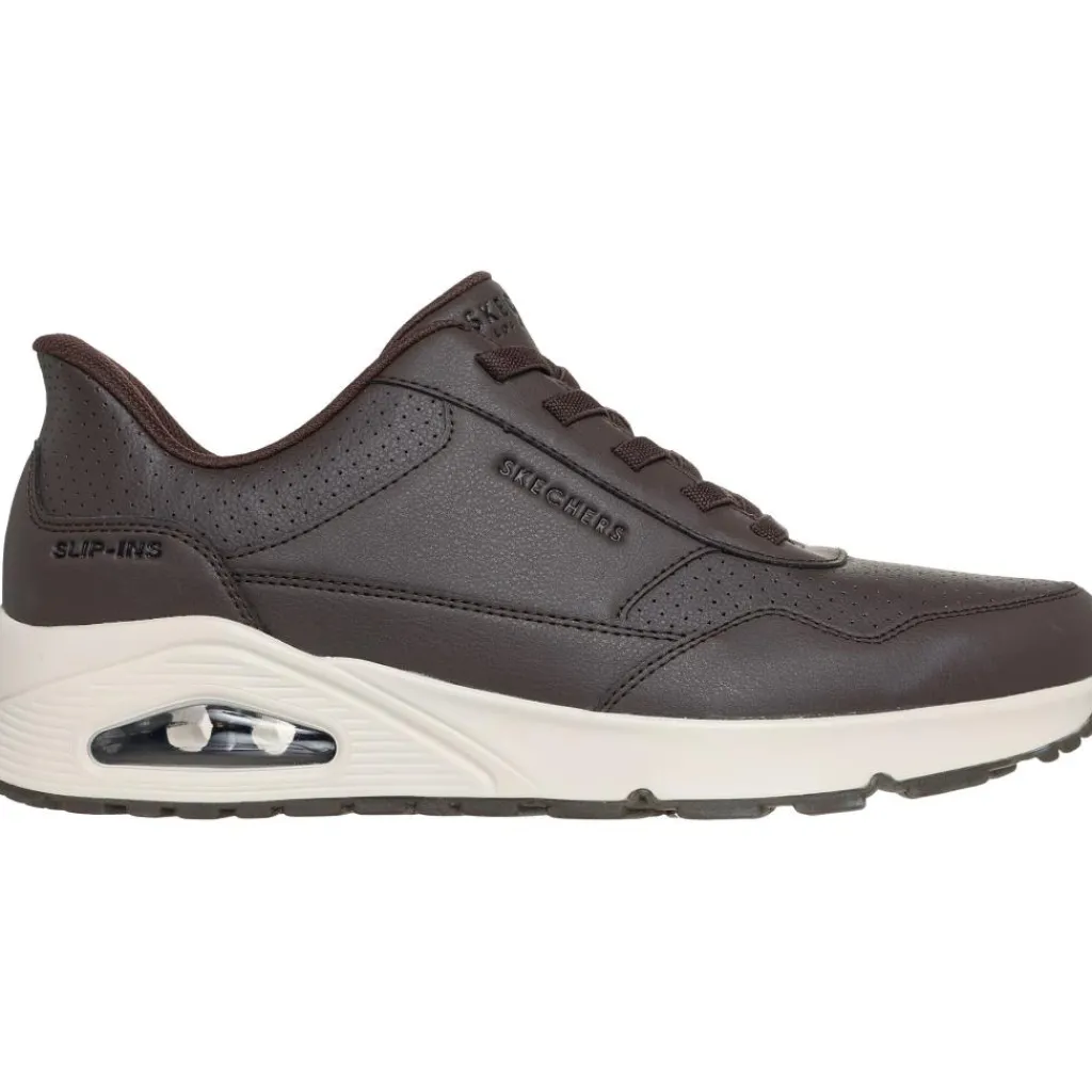 Skechers Slip-ins: UNO - Banksia Luxe schoenen heren chocolate< Schoenen