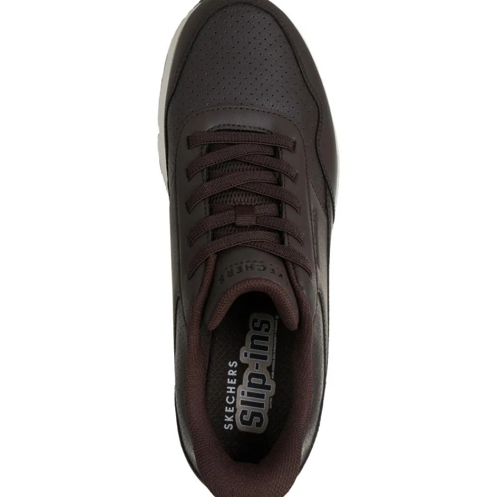 Skechers Slip-ins: UNO - Banksia Luxe schoenen heren chocolate< Schoenen