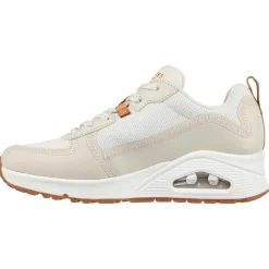 Skechers Uno - Layover schoenen dames gebroken wit< Schoenen