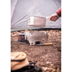 SKOTTI Mini Grill houtskoolbarbecue silver< Houtskool Bbq