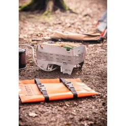 SKOTTI Mini Grill houtskoolbarbecue silver< Houtskool Bbq