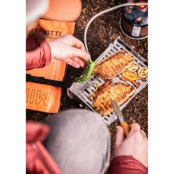 SKOTTI Mini Grill houtskoolbarbecue silver< Houtskool Bbq