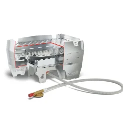 SKOTTI Mini Grill houtskoolbarbecue silver< Houtskool Bbq