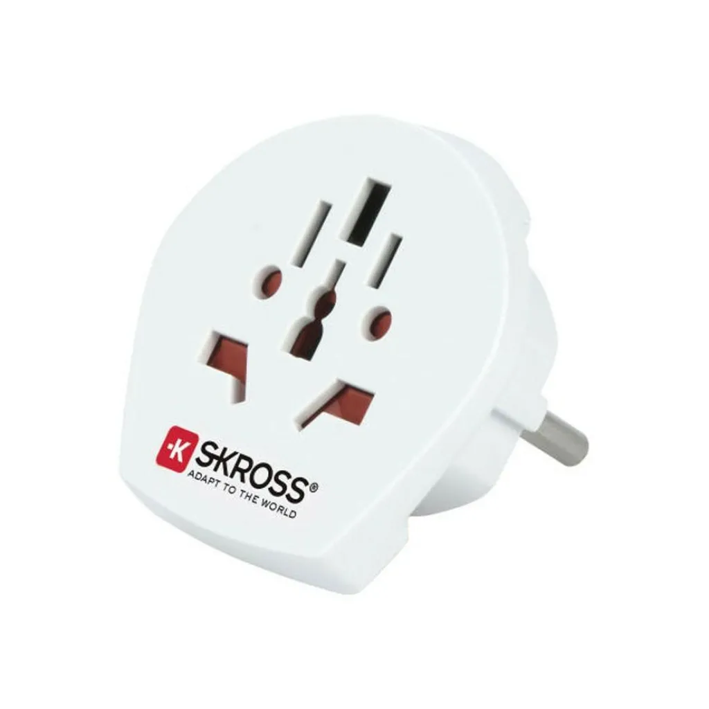 SKROSS Country Adapter wereldstekker wit< Camping Elektra