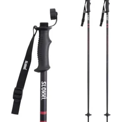 Slokki Skistokken zwart - 125 cm< Skistokken|Wintersport