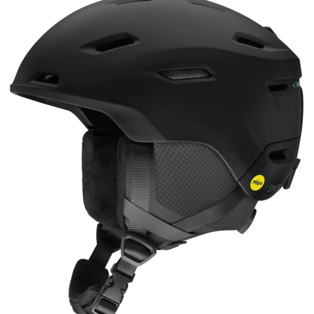 Skihelmen|Wintersport-Smith Descend Mips skihelm matte black