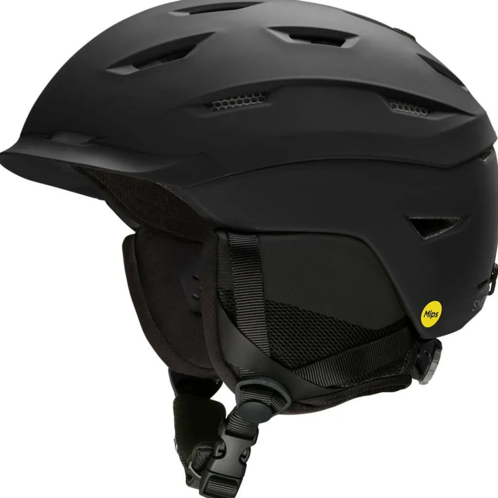 Skihelmen|Wintersport-Smith Level Mips skihelm matte black