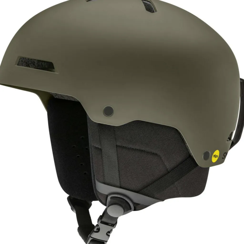 Skihelmen|Wintersport-Smith Rodeo Mips skihelm matte fatigue green