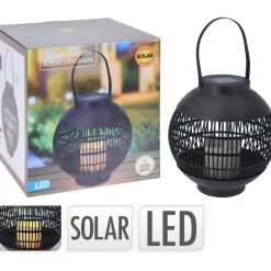Solar Lantaarn zwart< Verlichting|Verlichting Solar