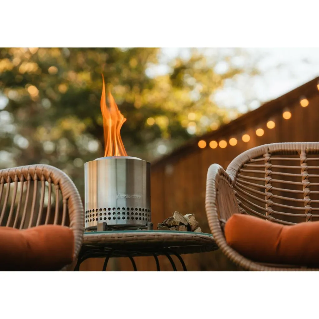 Solo Stove Mesa XL tafelvuur ø 17,8 cm stainless steel< Sfeerhaarden