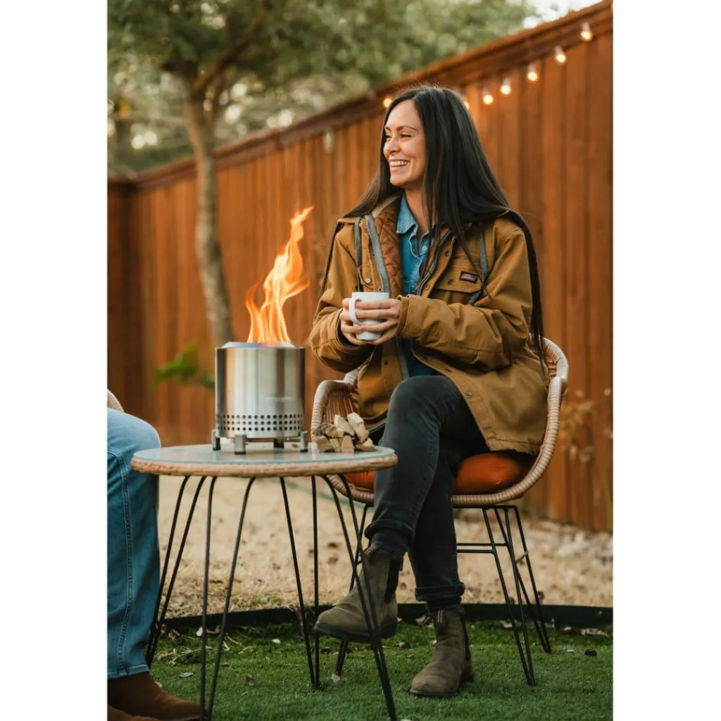 Solo Stove Mesa XL tafelvuur ø 17,8 cm stainless steel< Sfeerhaarden