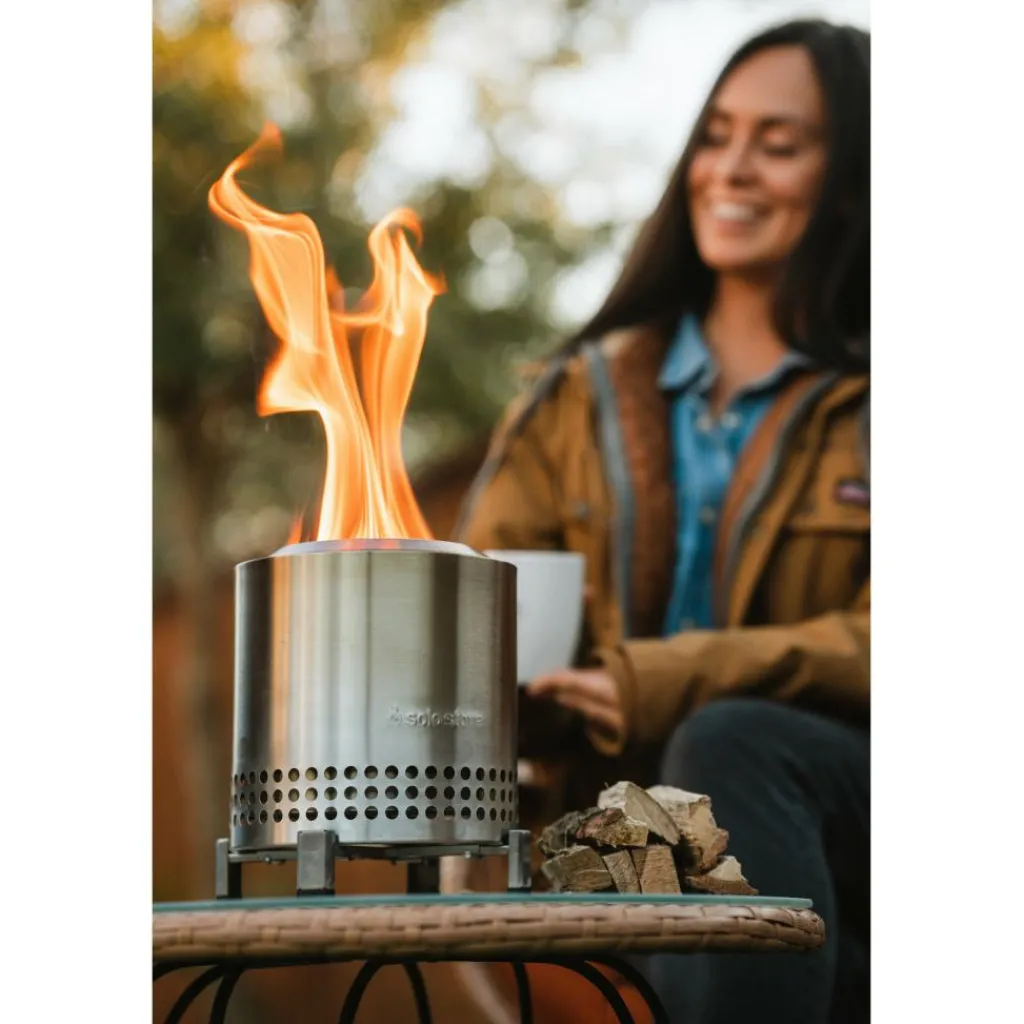 Solo Stove Mesa XL tafelvuur ø 17,8 cm stainless steel< Sfeerhaarden