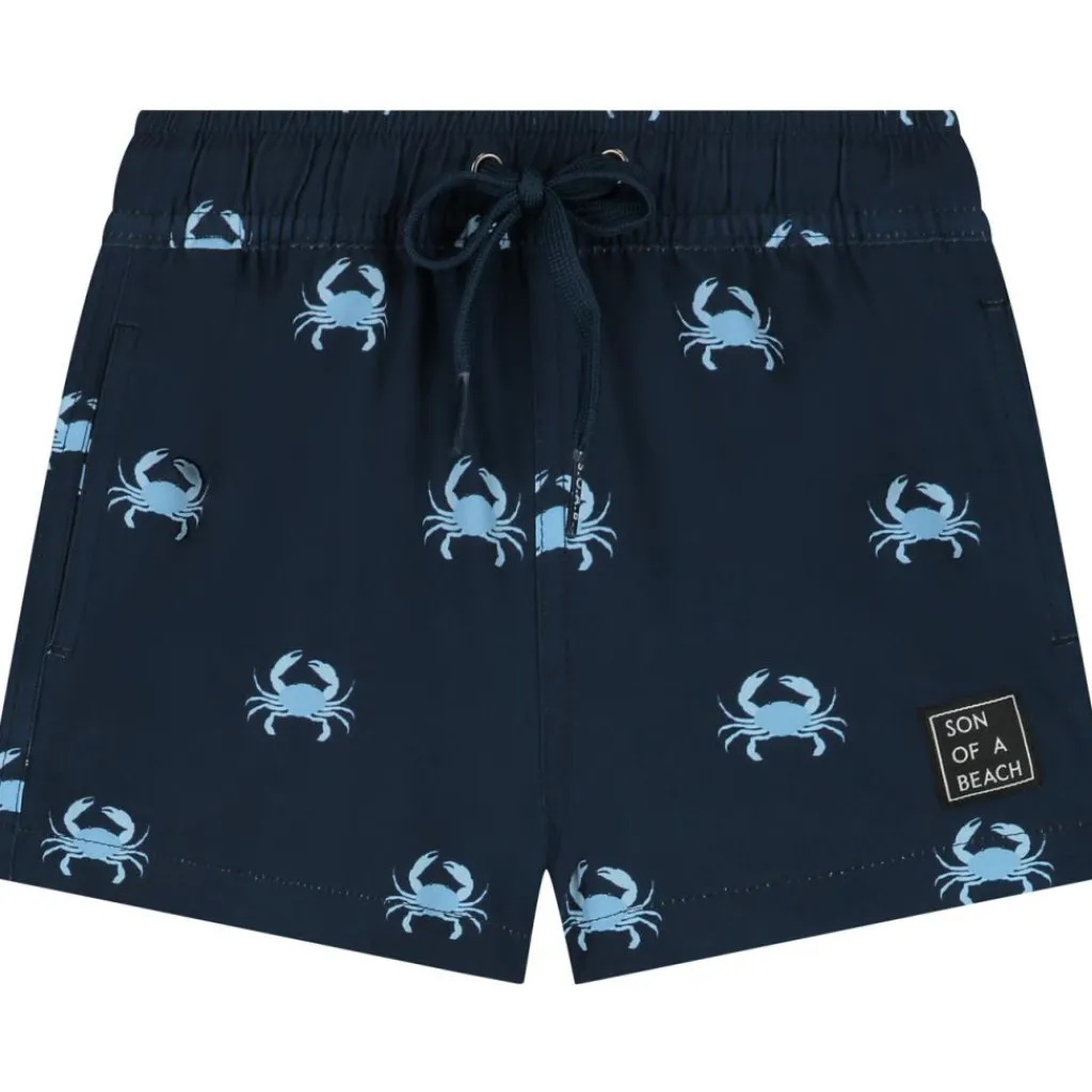Son of a Beach Crabs zwembroek junior dark blue< Zwembroek