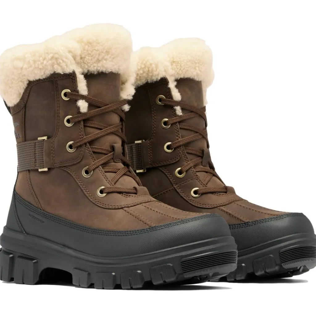 Snowboots & Winterlaarzen|Wintersport-Sorel Torino V snowboots dames tobacco black