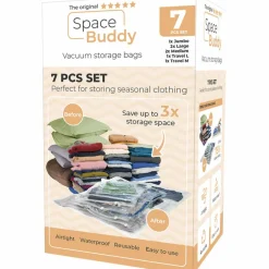 Space Buddy  Vacuüm opbergzakken reisset 7-delig< Koffer Accessoires|Fietsartikelen