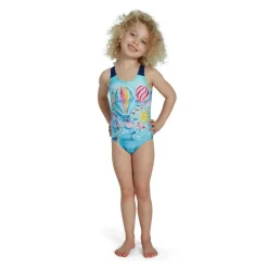 Badpakken-Speedo Digital allover badpak junior blue