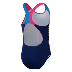 Speedo Digital Placement Splashback badpak junior blue pink< Badpakken