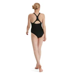 Speedo Eco Endurance+ Essential Kickback badpak dames black< Badpakken