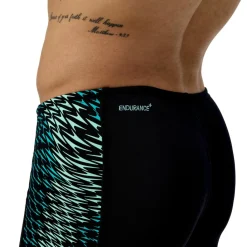 Speedo Endurance+ MAX Tech Panel Jammer zwemboxer heren black turquoise< Zwembroek
