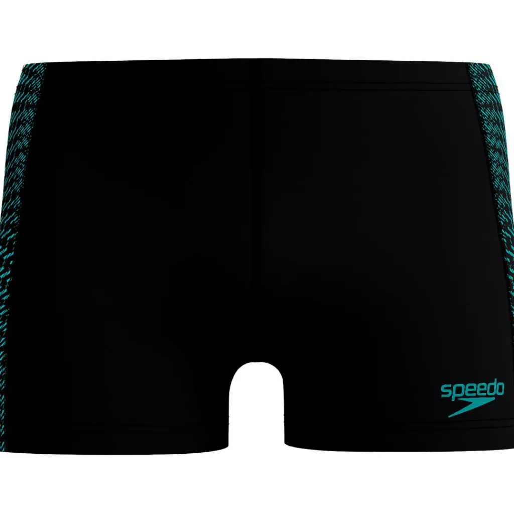Zwembroek-Speedo Endurance+ MAX Tech Panel zwemboxer heren black turquoise