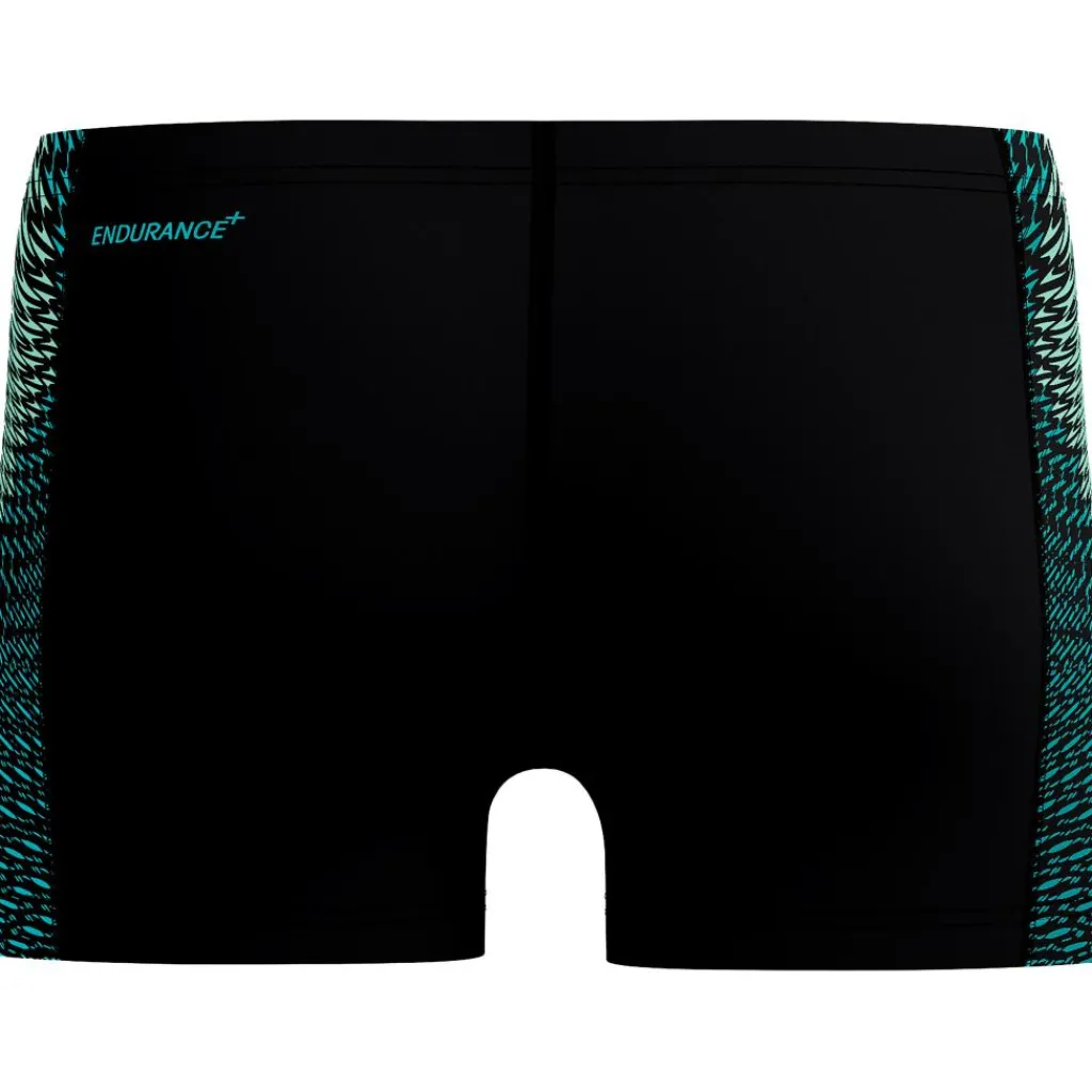 Zwembroek-Speedo Endurance+ MAX Tech Panel zwemboxer heren black turquoise