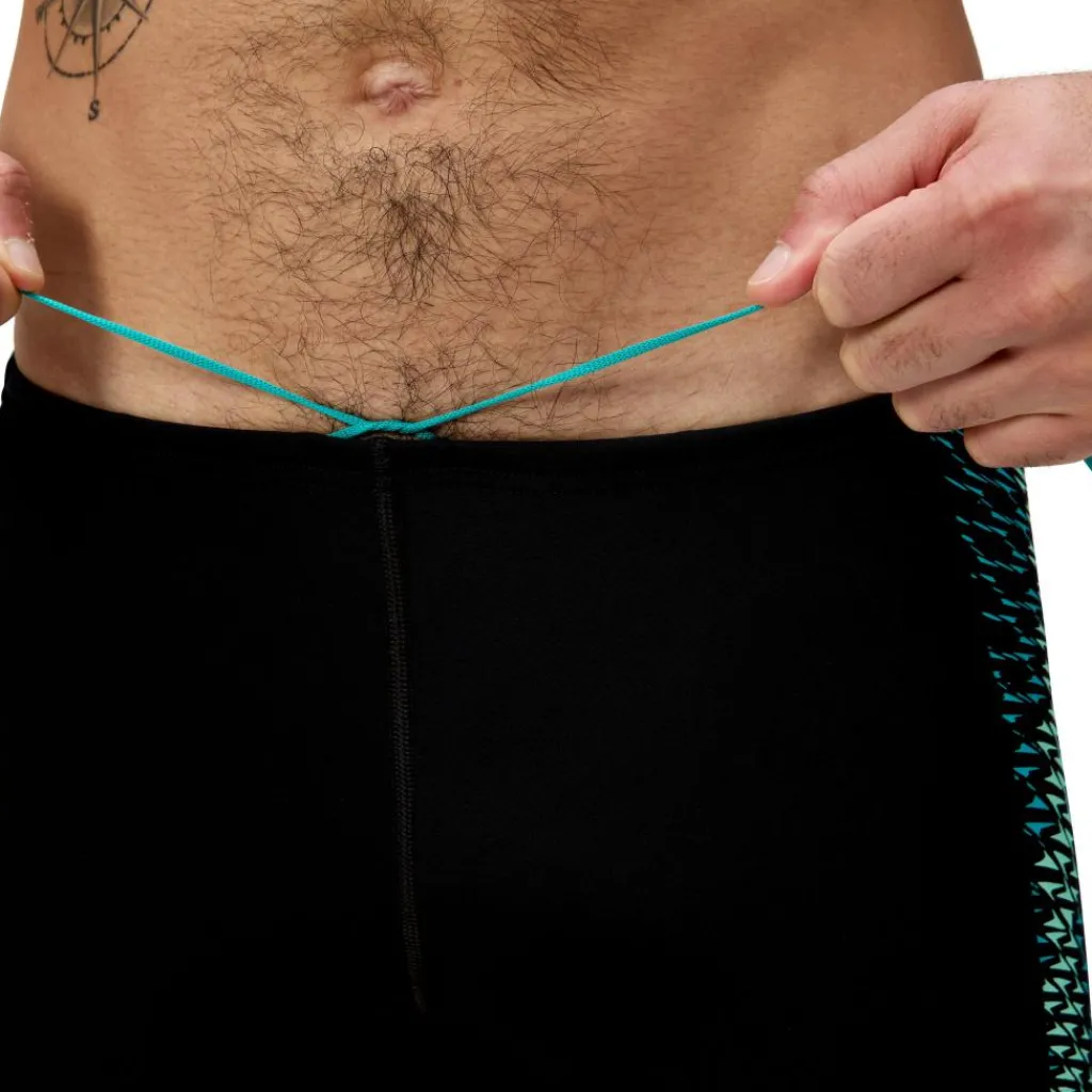 Zwembroek-Speedo Endurance+ MAX Tech Panel zwemboxer heren black turquoise