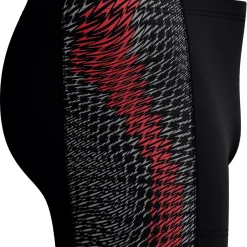 Speedo Endurance+ Tech Panel zwemboxer heren black red< Zwembroek