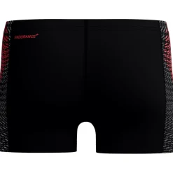Speedo Endurance+ Tech Panel zwemboxer heren black red< Zwembroek