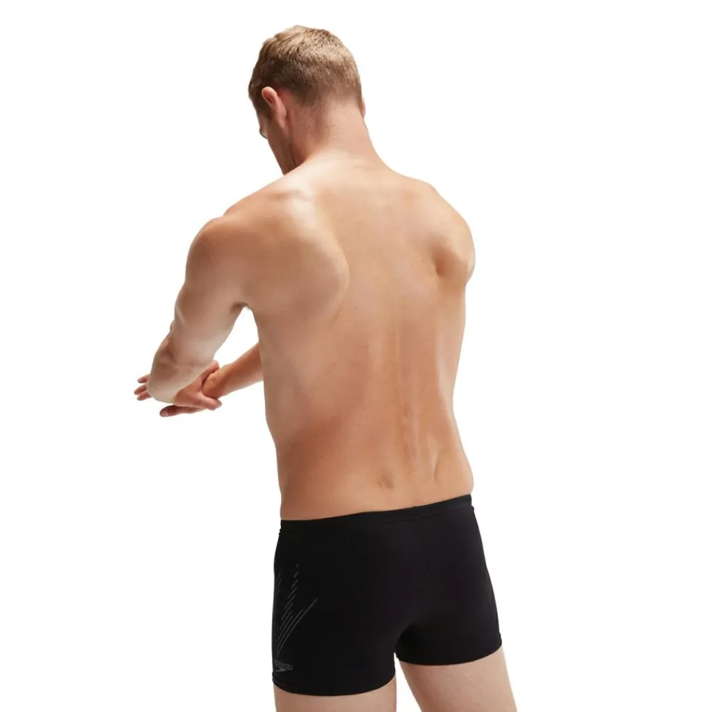 Zwembroek-Speedo Hyper Boom Placement zwemboxer heren black grey