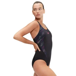 Speedo HyperBoom Muscleback badpak dames pink black< Badpakken