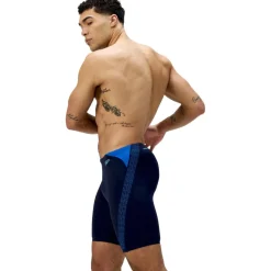 Speedo Hyperboom Splice Jammer zwemboxer heren navy blue< Zwembroek