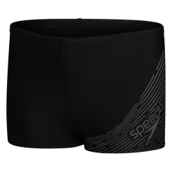 Zwembroek-Speedo Medley Logo zwemboxer junior grey black