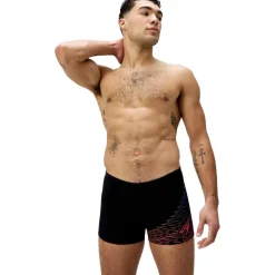 Zwembroek-Speedo Medley Logo zwemboxer heren orange black