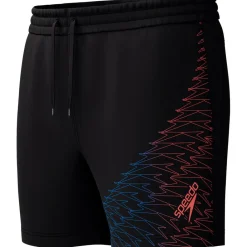 Speedo Medley Logo zwembroek heren black neon coral< Zwembroek
