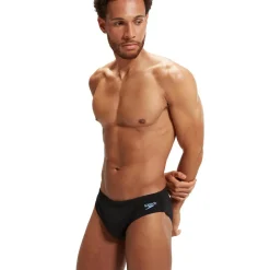 Zwembroek-Speedo Tech Panel zwemslip heren black blue