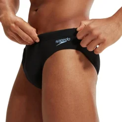 Zwembroek-Speedo Tech Panel zwemslip heren black blue