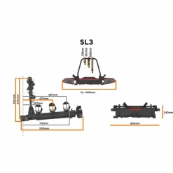 Fietsendragers-Spinder SL3 fietsendrager