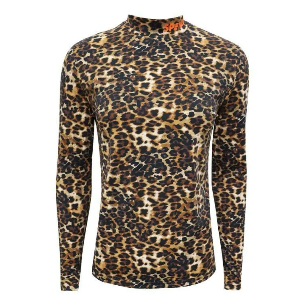 Thermokleding|Wintersport-Spines Thermoshirt dames leopard