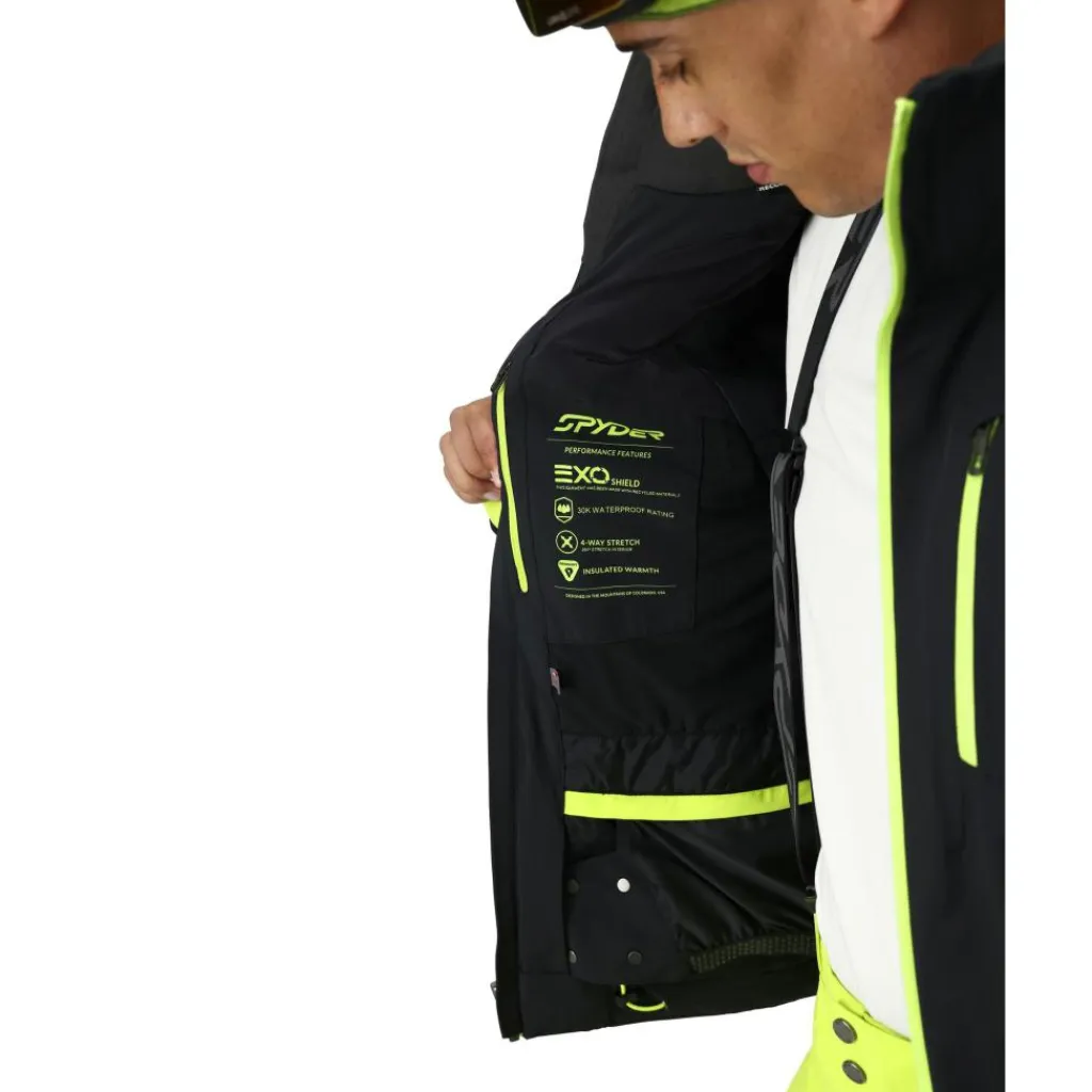 Ski Jassen|Wintersport-Spyder Alyeska winterjas heren black