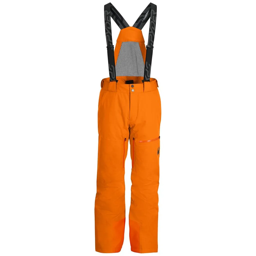 Spyder Dare skibroek heren orange shock< Skibroeken|Wintersport
